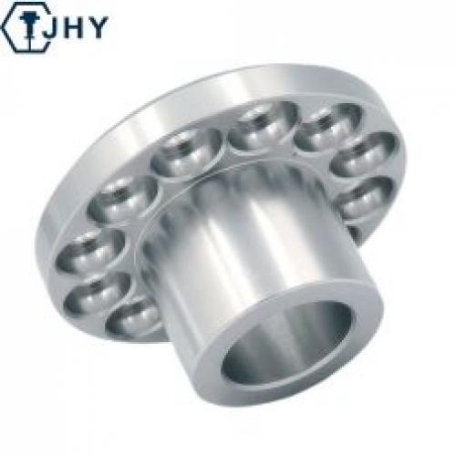 Customized CNC machining Bearing holder aluminum al6061 screw hole parts