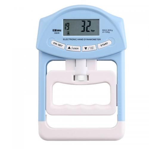 Factory OEM 90kg/100g 198lb/0.2lb digital Adjustable grip strength tester electronic hand dynamometer handle meter