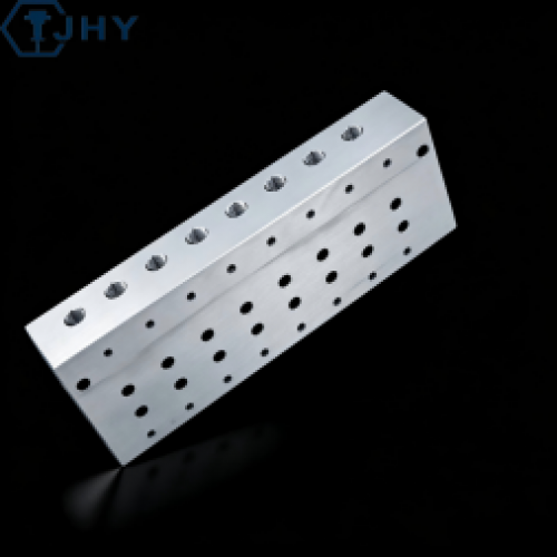 Customized OEM Bearing holder aluminum al6061 screw hole parts